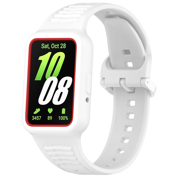 Remarkably Beautiful Samsung Galaxy Fit 3 Silicone Strap - White#serie_3