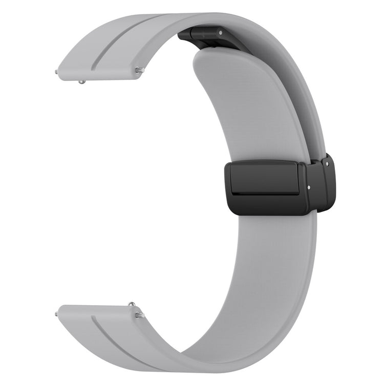 Absolutely Pleasant Smartwatch Silicone Universel Strap - Silver#serie_9