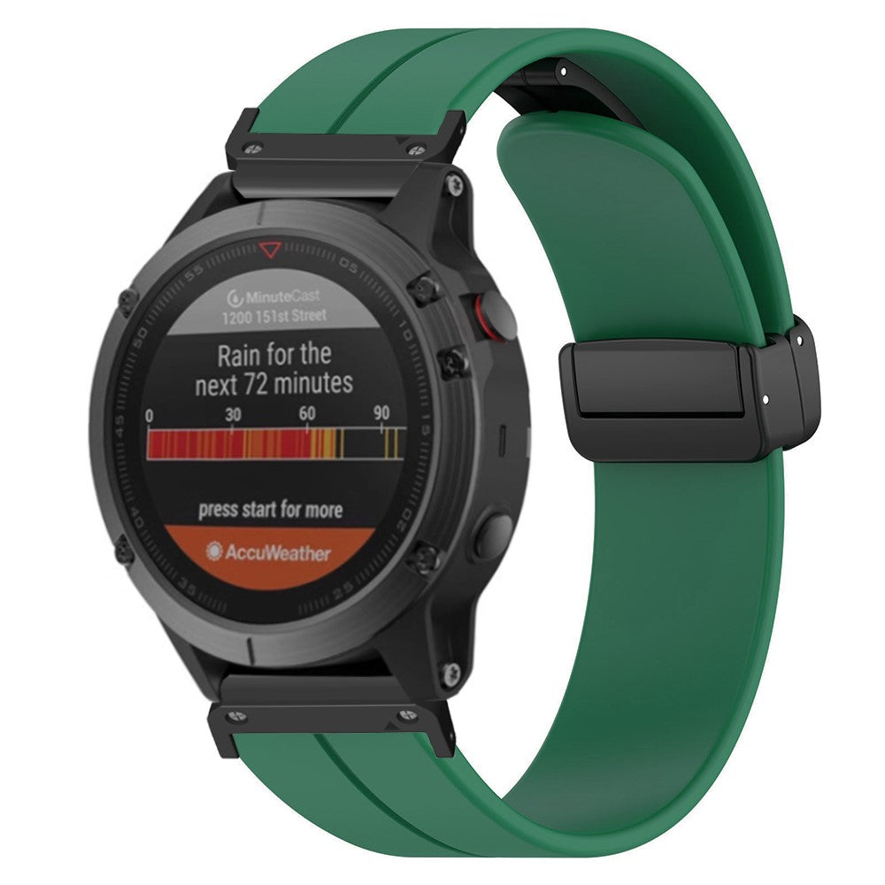 Comfortable Garmin Smartwatch Silicone Universel Strap - Green#serie_8