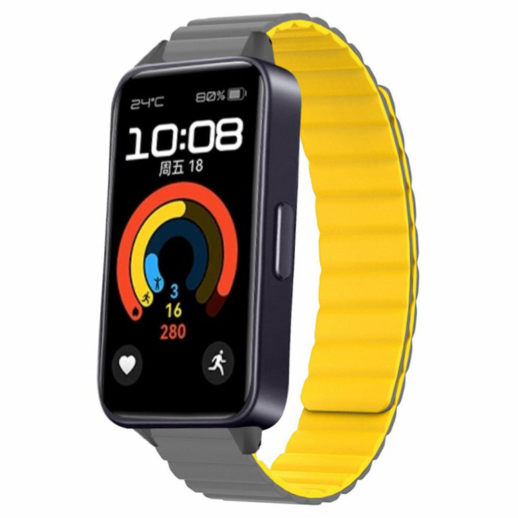 Mega Sweet Huawei Band 9 Silicone Strap - Yellow#serie_6