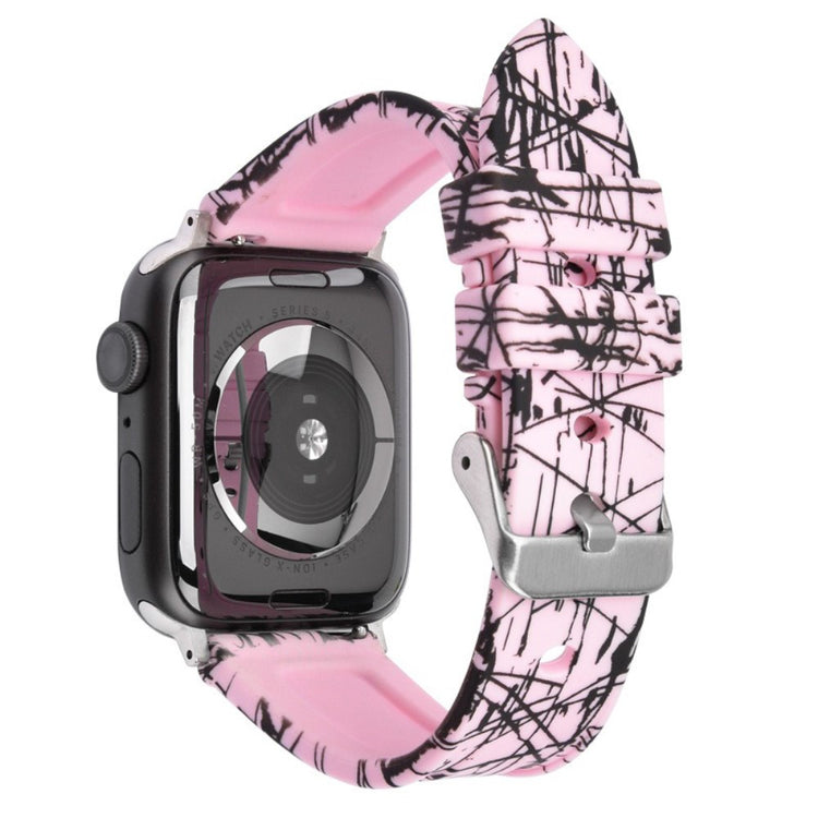 Super Stylish Apple Smartwatch Silicone Universel Strap - Pink#serie_6