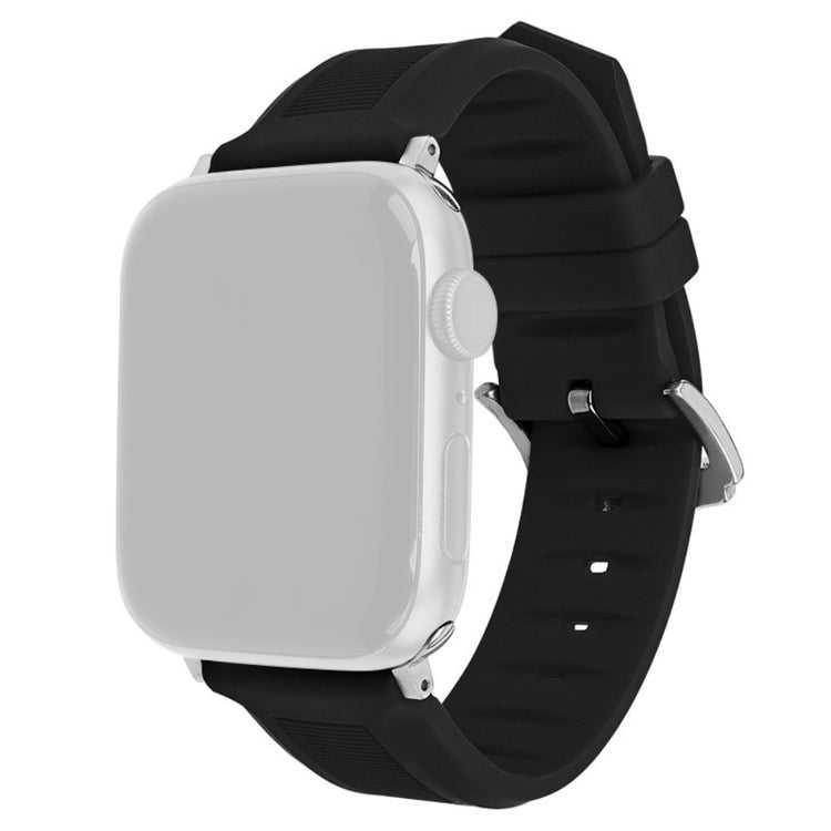 Remarkably Nice Apple Smartwatch Silicone Universel Strap - Black#serie_1