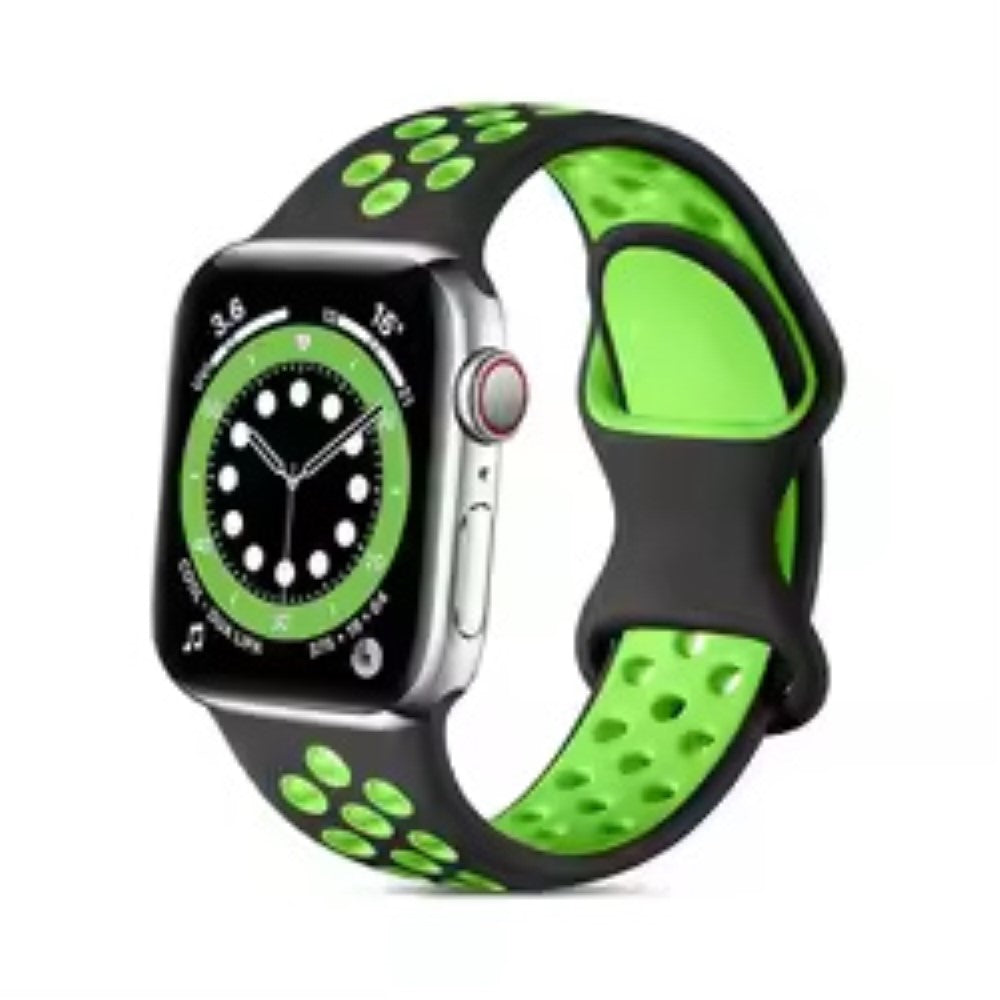 Really Cool Apple Smartwatch Silicone Universel Strap - Green#serie_6