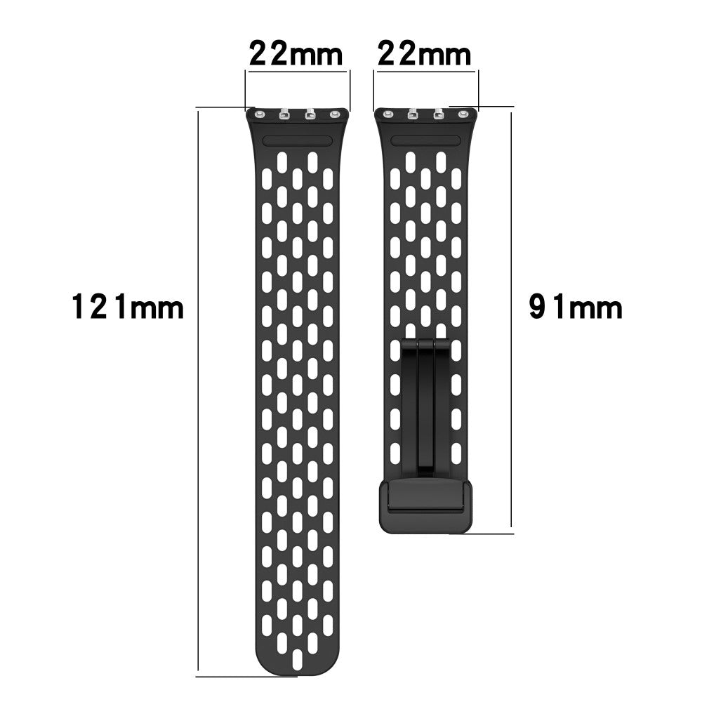 Wrist Band Samsung Galaxy Fit3 R930 Magnetic Silicone Smartwatch Bracelet Strap - Orange#serie_5