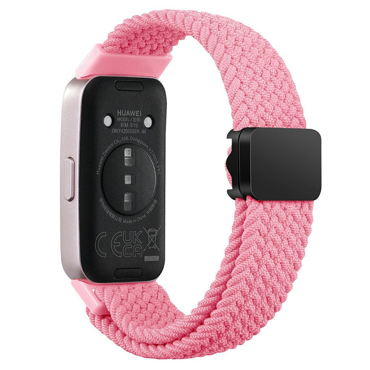 Mega Stylish Huawei Band 8 Nylon Strap - Pink#serie_12