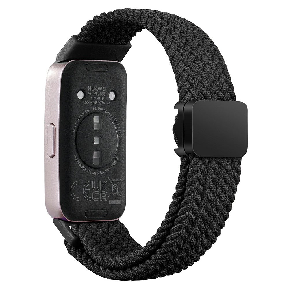 Mega Stylish Huawei Band 8 Nylon Strap - Black#serie_13