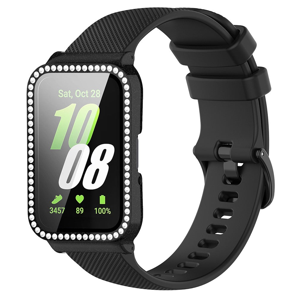 Very Beautiful Samsung Galaxy Fit 3 Silicone Strap - Black#serie_1