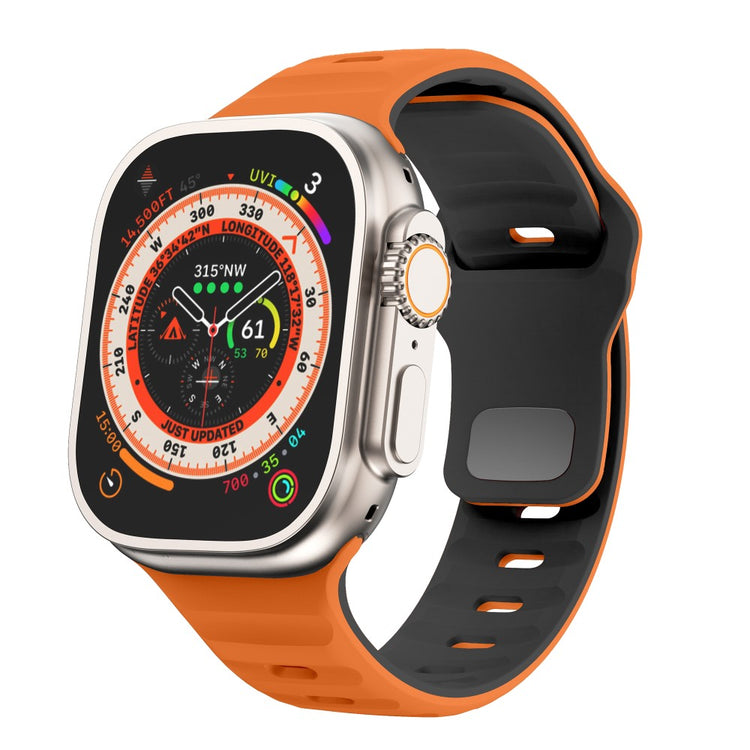 Remarkably Neat Apple Smartwatch Silicone Universel Strap - Orange#serie_1