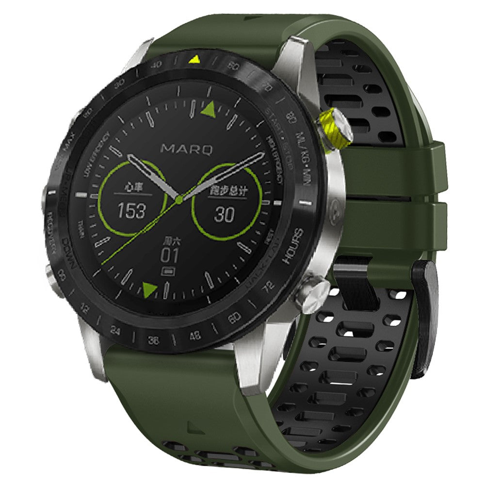 Comfortable Garmin Smartwatch Silicone Universel Strap - Green#serie_8