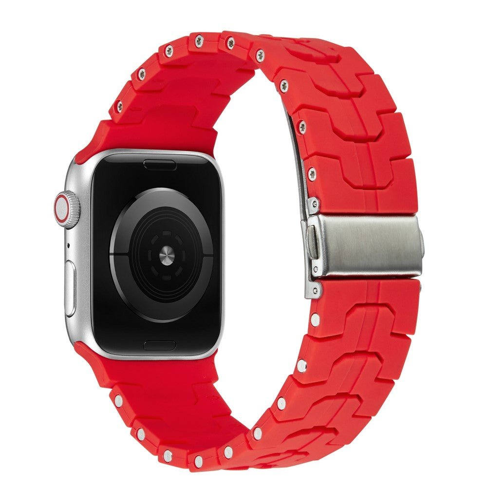 Super Agreeable Apple Smartwatch Silicone Universel Strap - Red#serie_3