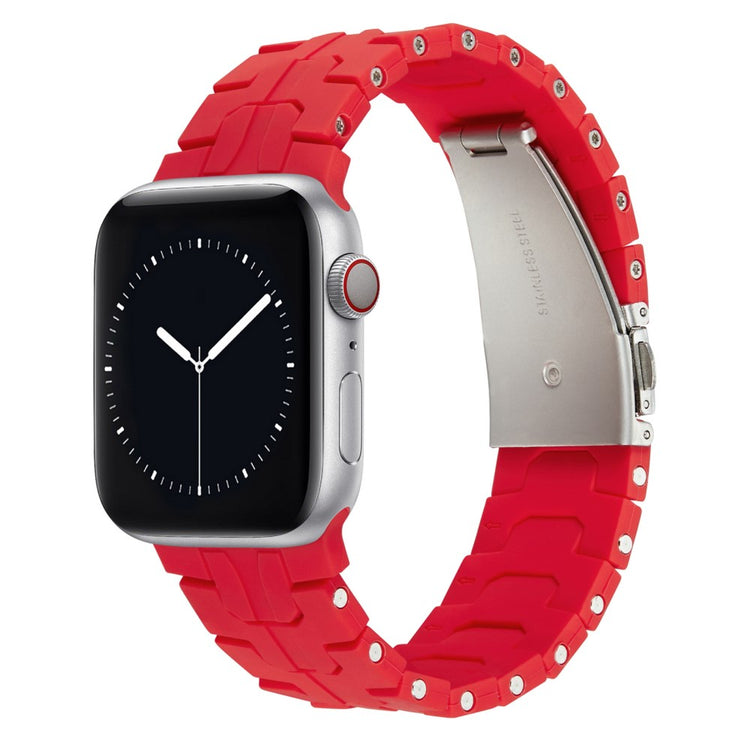 Super Agreeable Apple Smartwatch Silicone Universel Strap - Red#serie_3