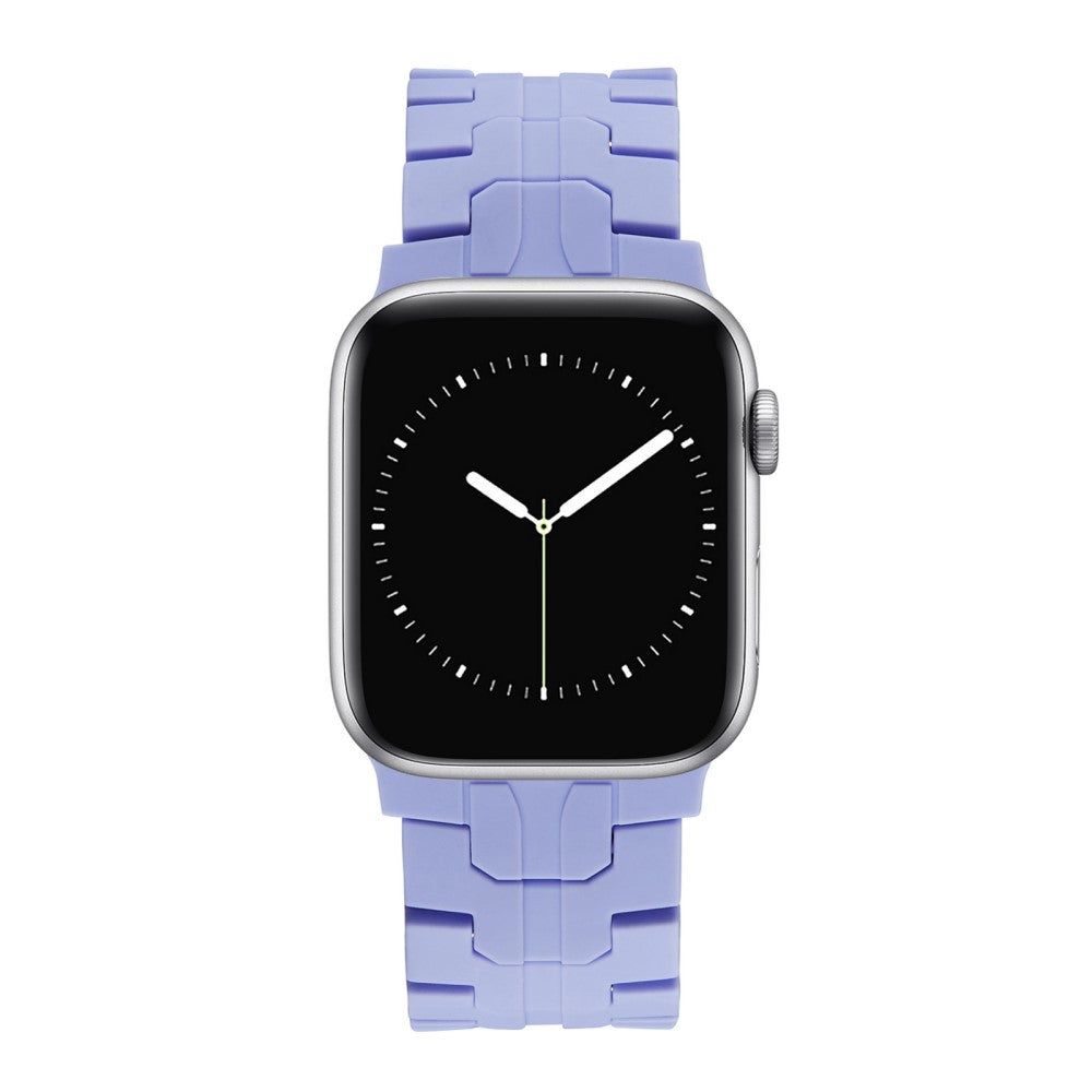 Super Agreeable Apple Smartwatch Silicone Universel Strap - Purple#serie_4