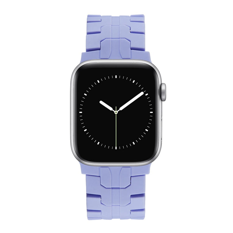 Super Agreeable Apple Smartwatch Silicone Universel Strap - Purple#serie_4