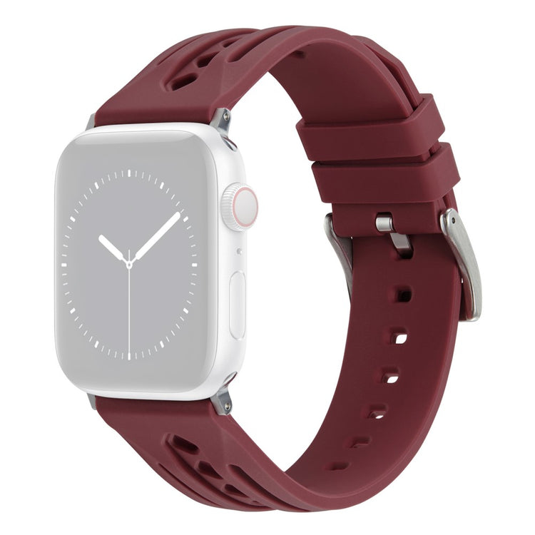 Mega Pleasant Apple Smartwatch Silicone Universel Strap - Red#serie_1