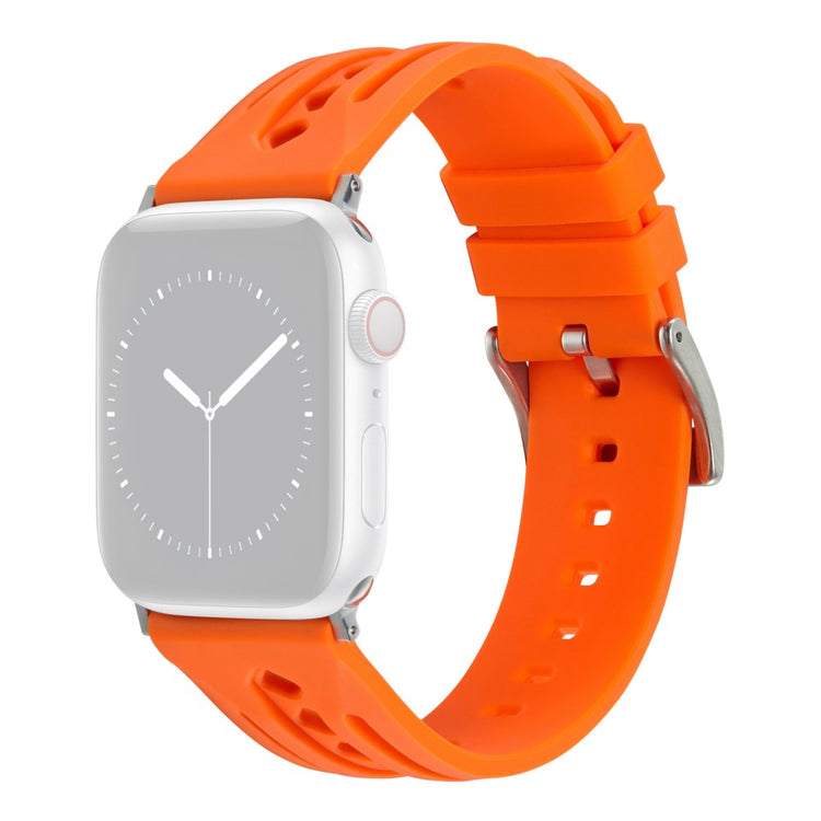 Mega Pleasant Apple Smartwatch Silicone Universel Strap - Orange#serie_10