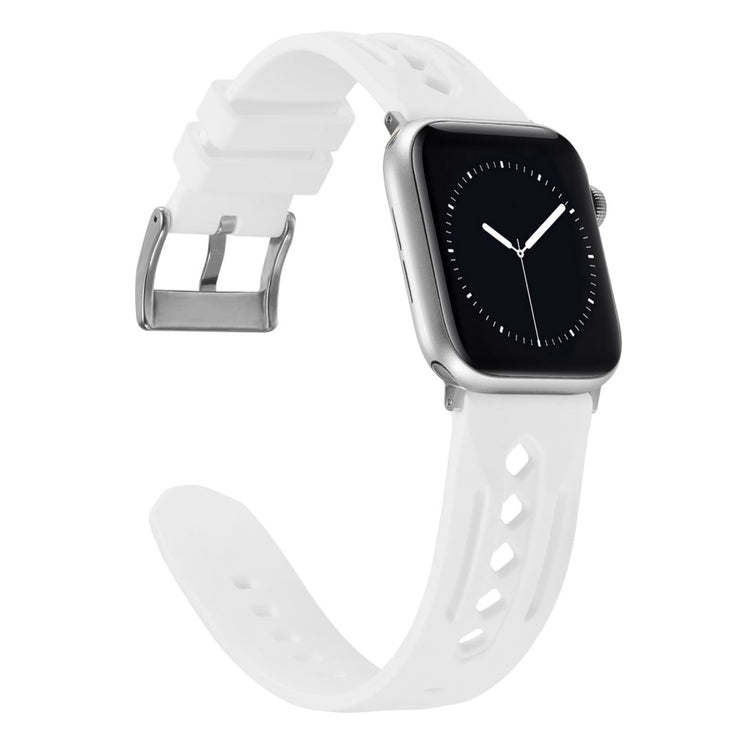 Mega Pleasant Apple Smartwatch Silicone Universel Strap - White#serie_12