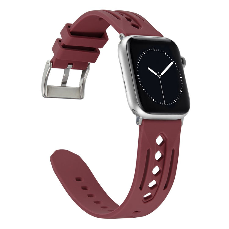 Durable Apple Smartwatch Silicone Universel Strap - Red#serie_1