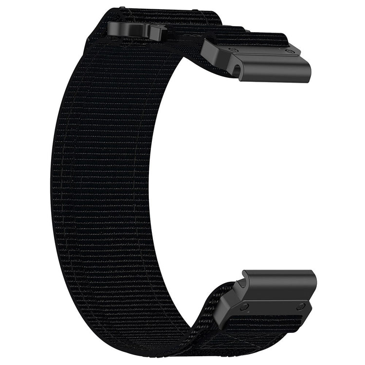 Mega Reliable Garmin Smartwatch Nylon Universel Strap - Black#serie_1