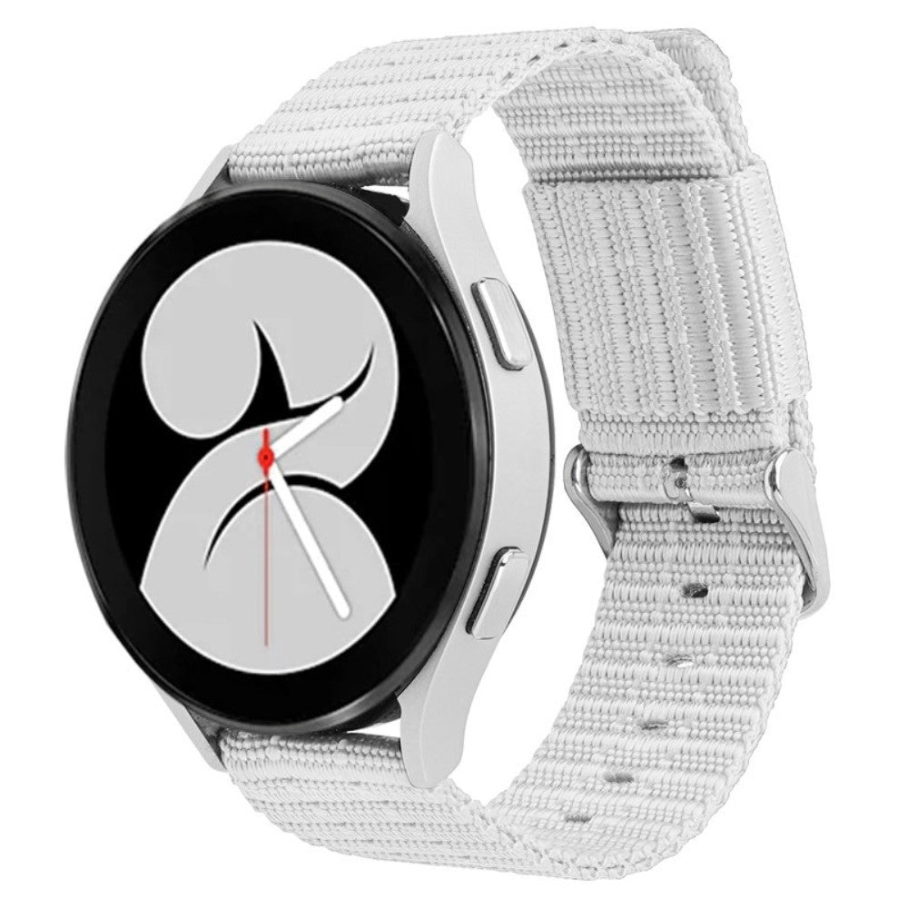 Absolutely Stylish Smartwatch Nylon Universel Strap - White#serie_11