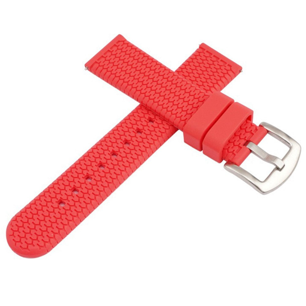 Incredibly Agreeable Smartwatch Silicone Universel Strap - Red#serie_1