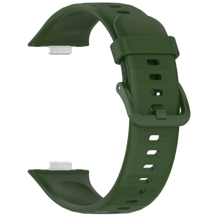 Fashionable Huawei Watch Fit 3 Silicone Strap - Green#serie_8