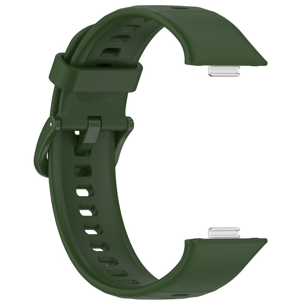 Fashionable Huawei Watch Fit 3 Silicone Strap - Green#serie_8