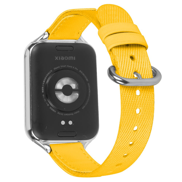 Xiaomi Smart band 8 Pro Smartwatch Strap Nylon Canvas band  - Yellow#serie_2