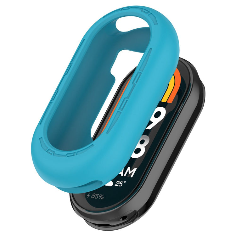 Xiaomi Mi Band 9 / 9 NFC Silicone Cover Watch Frame Case Cover Edge Protector - Sky Blue#serie_10