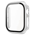 Mega Elegante Apple Watch Series 10 42mm Cover con Protezione schermo in Vetro e Silicone / TPU