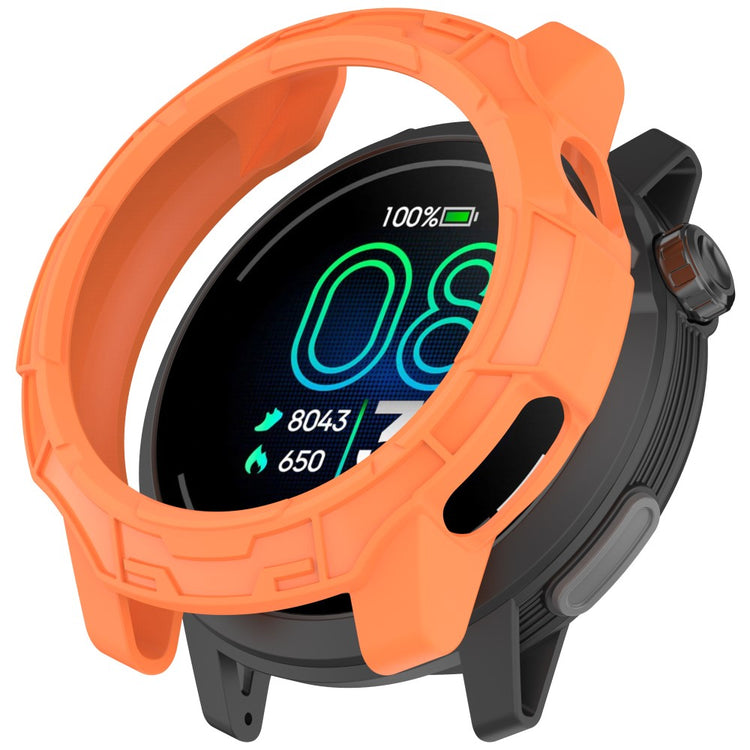Coros Pace Pro Soft Flexible Watch Case Hollow Shockproof Bumper Frame Cover - Orange#serie_1