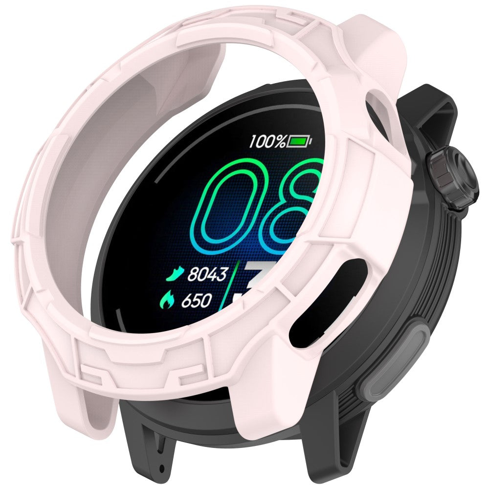 Coros Pace Pro Soft Flexible Watch Case Hollow Shockproof Bumper Frame Cover - Light Pink#serie_4