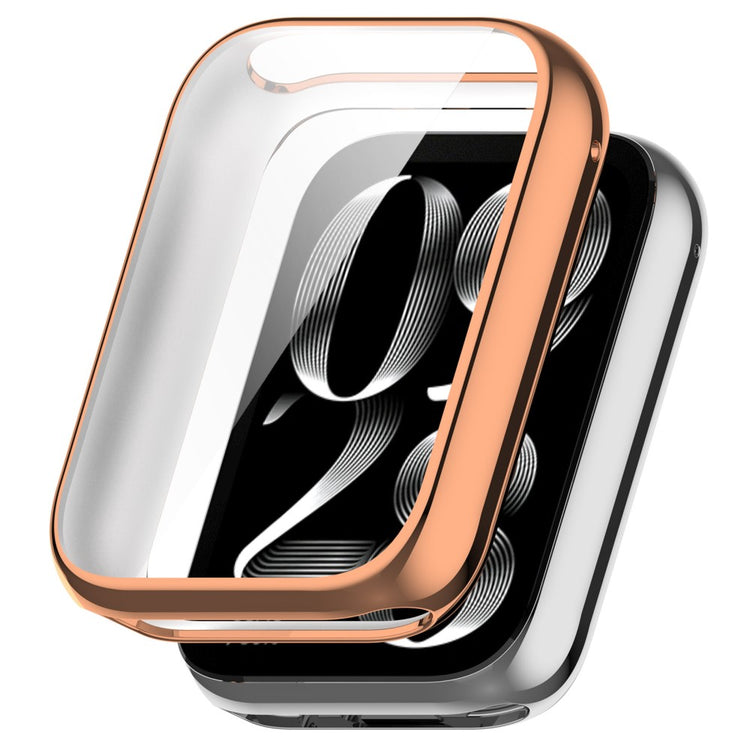 Xiaomi Smart Band 9 Pro Watch Case Electroplating Full-Wrapped Flexible Cover - Rose Gold#serie_6
