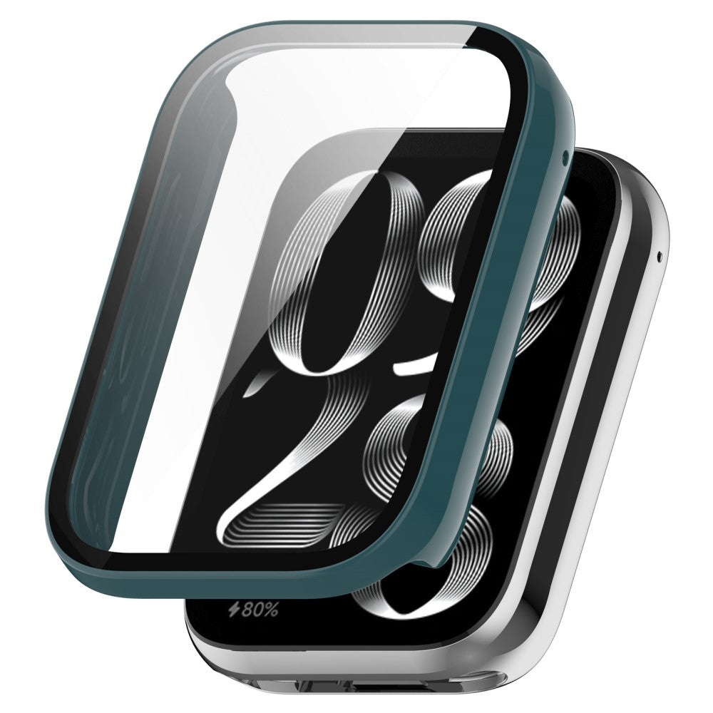 Xiaomi Smart Band 9 Pro Case Hard Bump Resistant All-Around Watch Cover with Tempered Glass Film - Green#serie_4