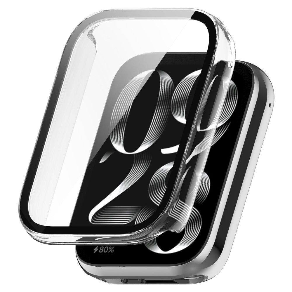 Xiaomi Smart Band 9 Pro Case Hard Bump Resistant All-Around Watch Cover with Tempered Glass Film - Transparent#serie_5
