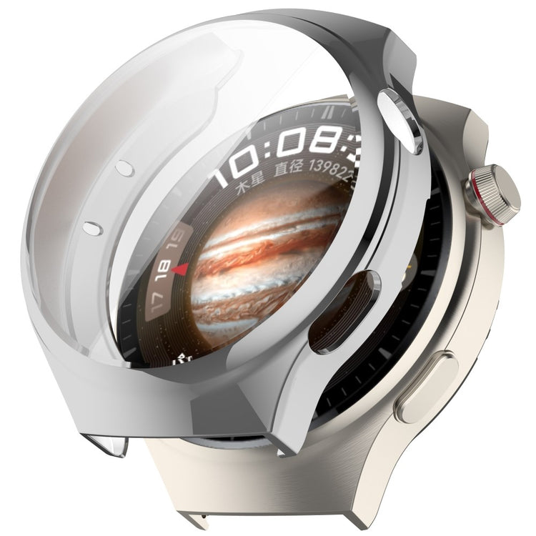 Huawei Watch 4 Flexible Watch Case Anti Scratch Full Coverage Protective Cover - Electroplate Silver#serie_7