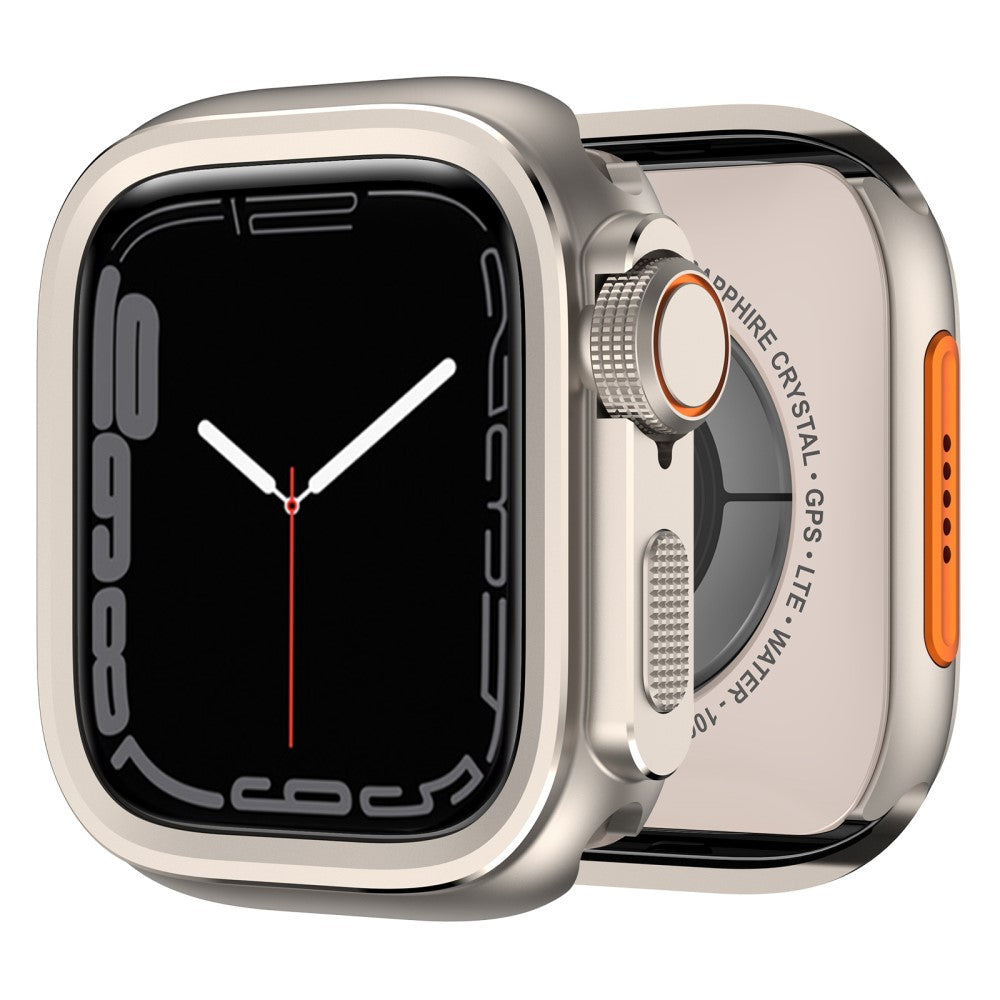 Protective Case Apple Watch SE (2023) / SE (2022) / SE / 6 / 5 / 4 44mm Alloy Watch Frame - Titanium#serie_2