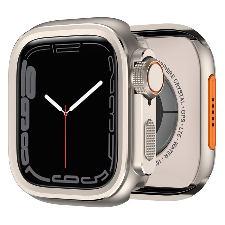 Protective Case Apple Watch SE (2023) / SE (2022) / SE / 6 / 5 / 4 44mm Alloy Watch Frame - Titanium#serie_2