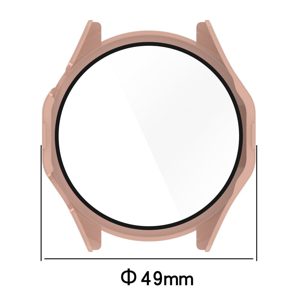 Meget Godt Cover med Skærmbeskytter i Silikone og Glas passer til Huawei Watch GT 4 46mm - Grøn#serie_4