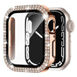 Incredibilmente Elegante Apple Smartwatch Universali Cover con Protezione schermo in Vetro e Strass