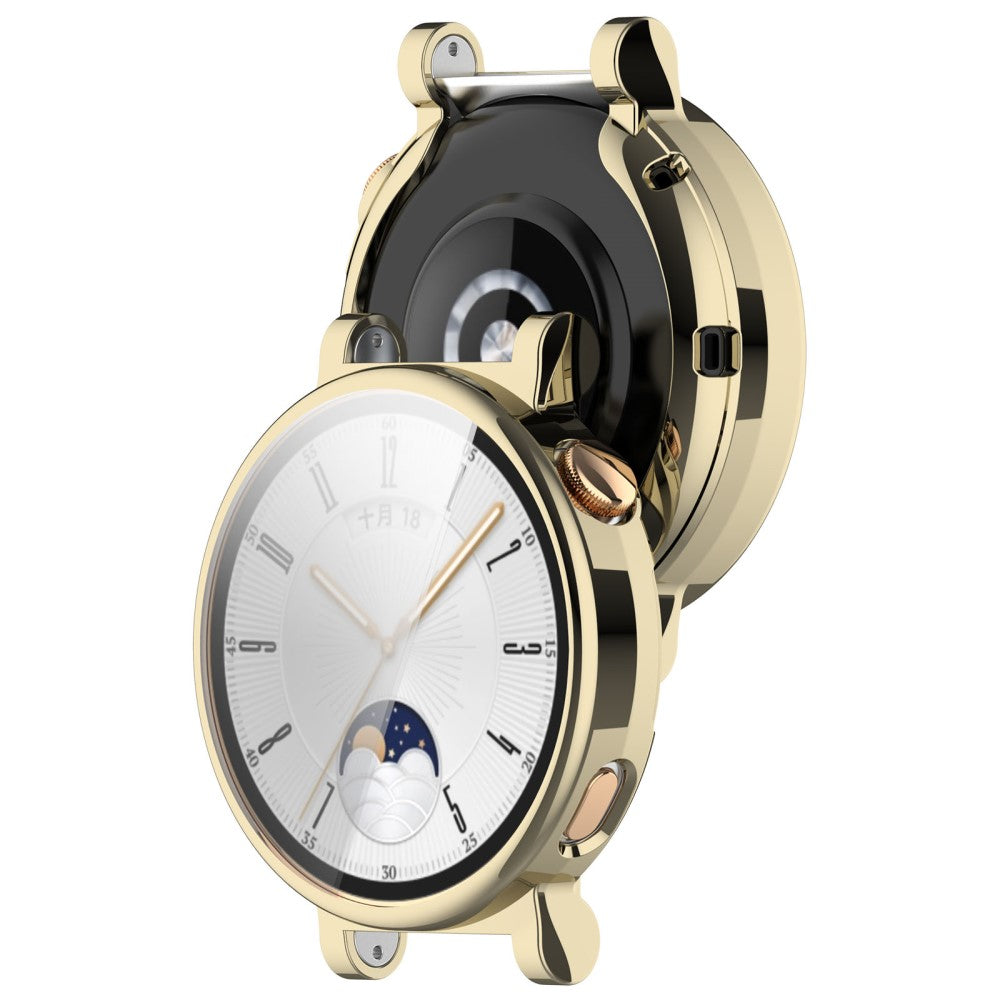 Fint Silikone Cover passer til Huawei Watch GT 4 41mm - Guld#serie_2