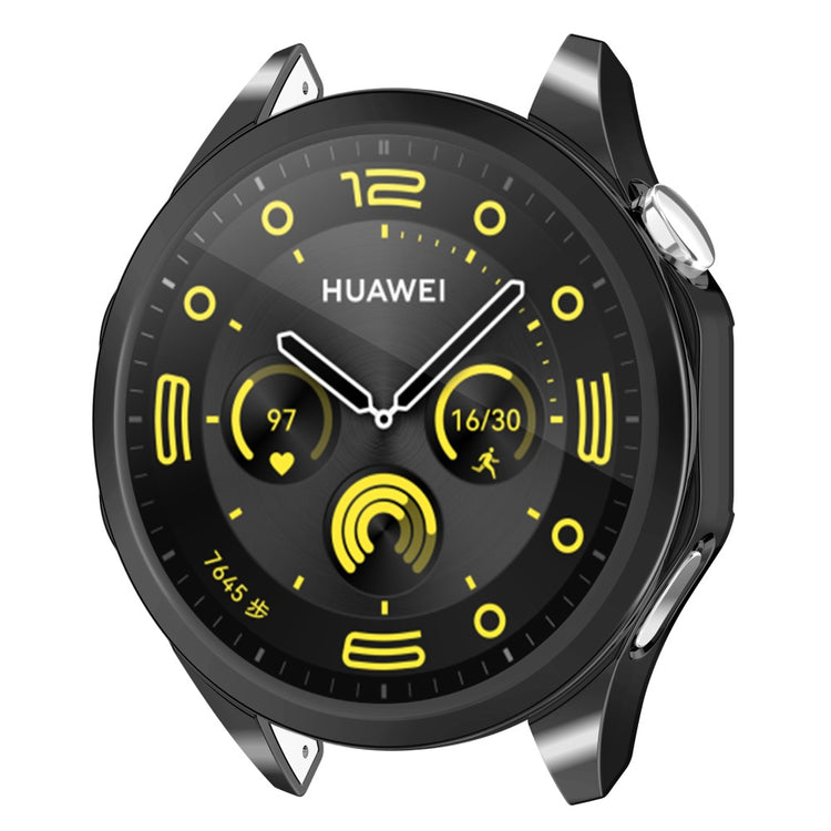 Meget Fint Silikone Cover passer til Huawei Watch GT 4 46mm - Sort#serie_3