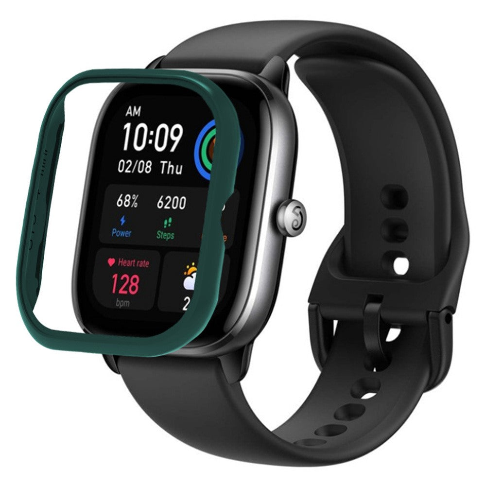 Beskyttende Silikone Bumper passer til Amazfit GTS 4 Mini - Grøn#serie_2