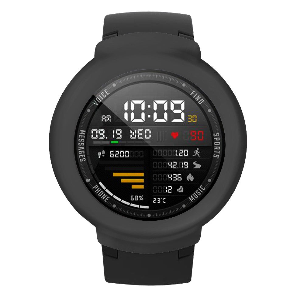 Beskyttende Silikone Universal Bumper passer til Amazfit Verge / Amazfit Verge Lite - Sort#serie_4