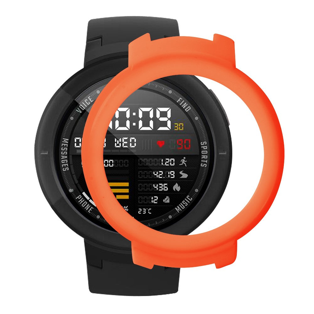 Beskyttende Silikone Universal Bumper passer til Amazfit Verge / Amazfit Verge Lite - Orange#serie_3