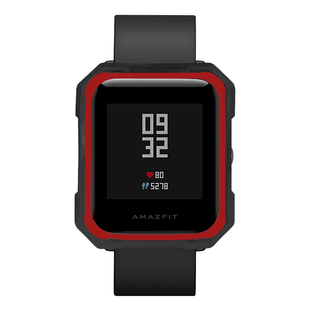 Mega Flot Silikone Cover passer til Amazfit Bip 1 / Amazfit Bip Lite - Rød#serie_3