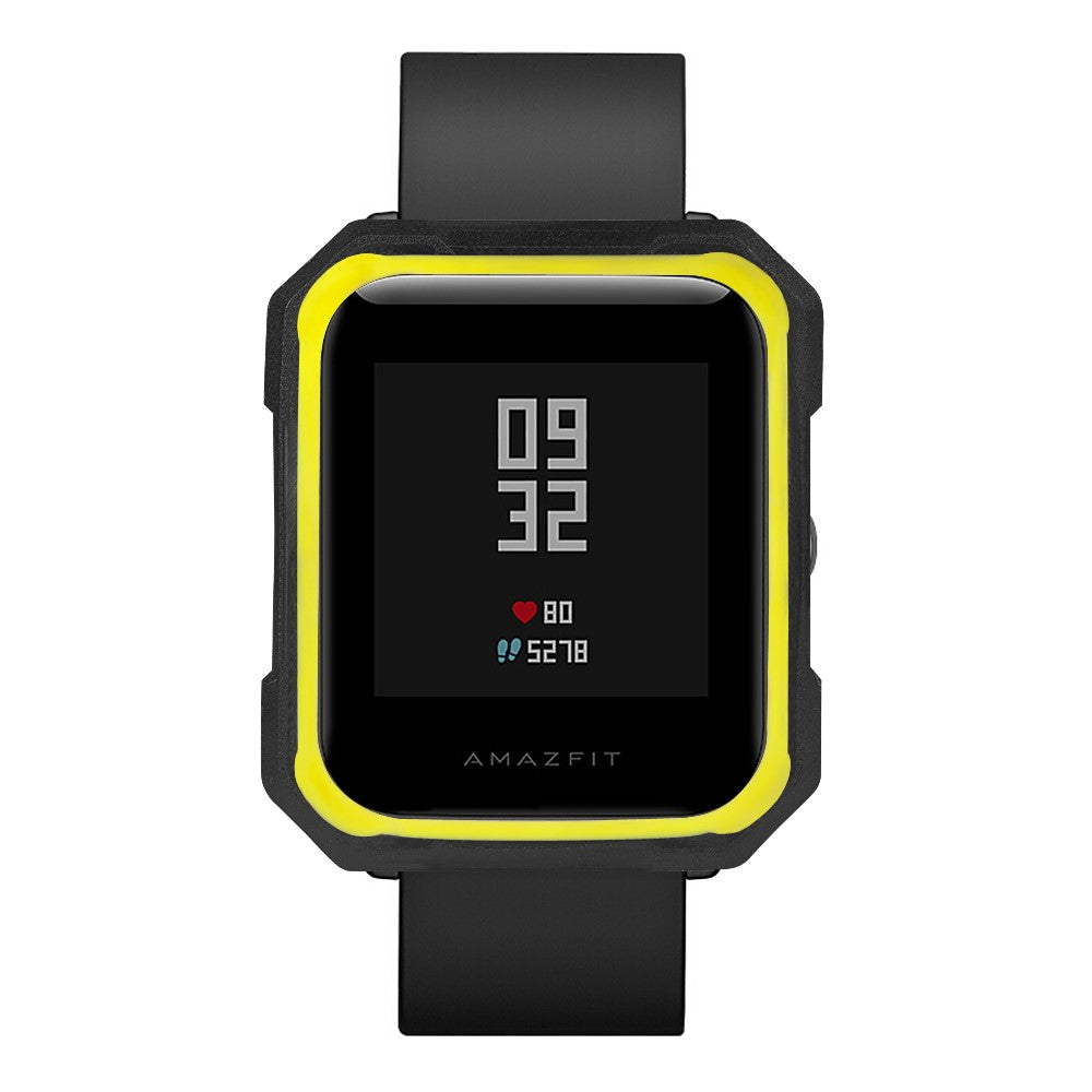 Mega Flot Silikone Cover passer til Amazfit Bip 1 / Amazfit Bip Lite - Gul#serie_4