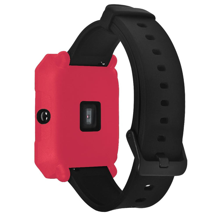 Mega Flot Silikone Cover passer til Amazfit Bip 1 / Amazfit Bip Lite - Rød#serie_6