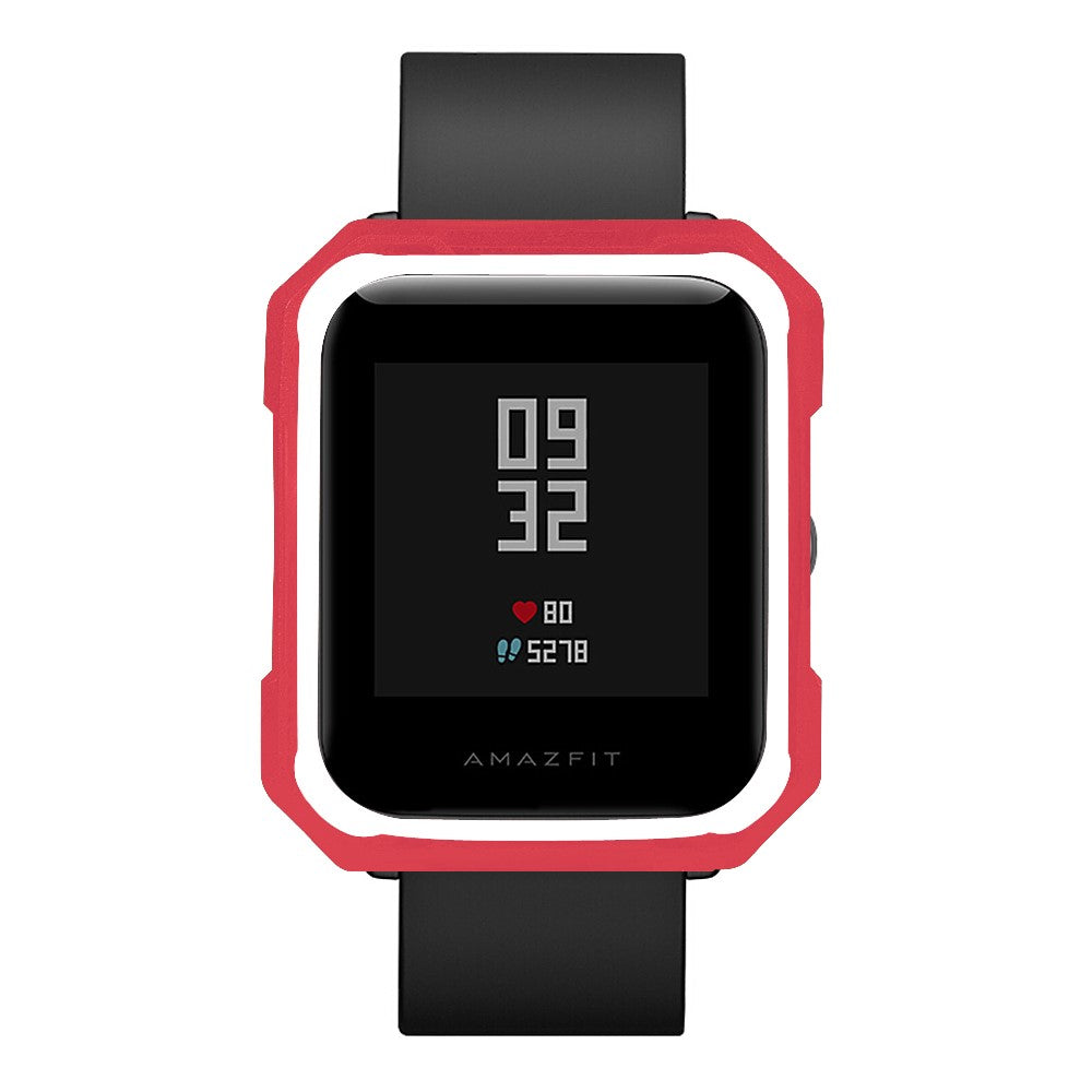 Mega Flot Silikone Cover passer til Amazfit Bip 1 / Amazfit Bip Lite - Rød#serie_6