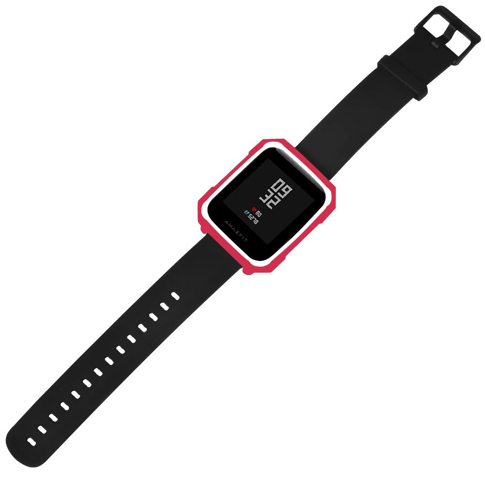 Mega Flot Silikone Cover passer til Amazfit Bip 1 / Amazfit Bip Lite - Rød#serie_6