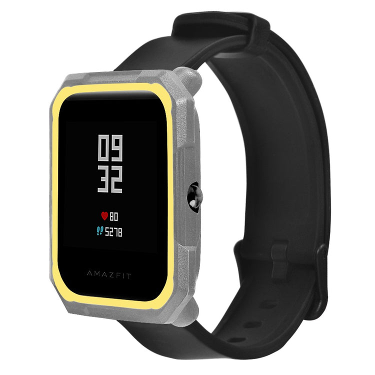 Mega Flot Silikone Cover passer til Amazfit Bip 1 / Amazfit Bip Lite - Gul#serie_8